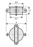 socket plug with clamp